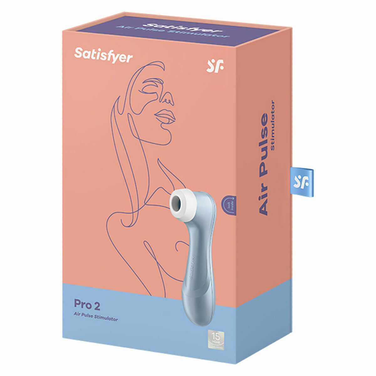 Sugstimulator för klitoris Satisfyer Pro 2 Air Pulse Blå - 2