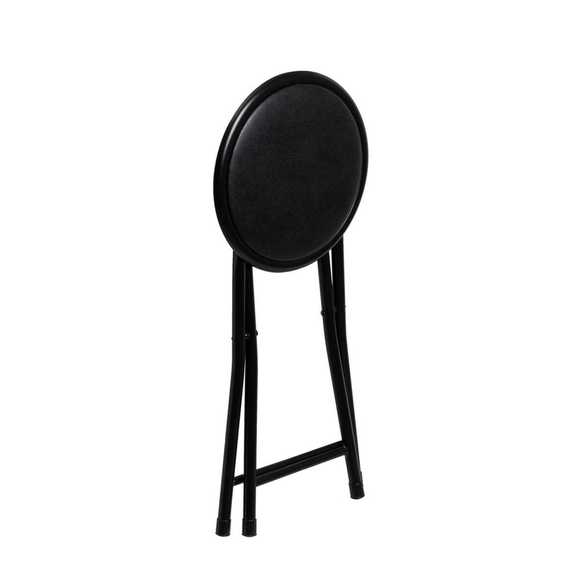 Sittpall Svart Polyuretan PVC Järn 30 x 30 x 45 cm - 6