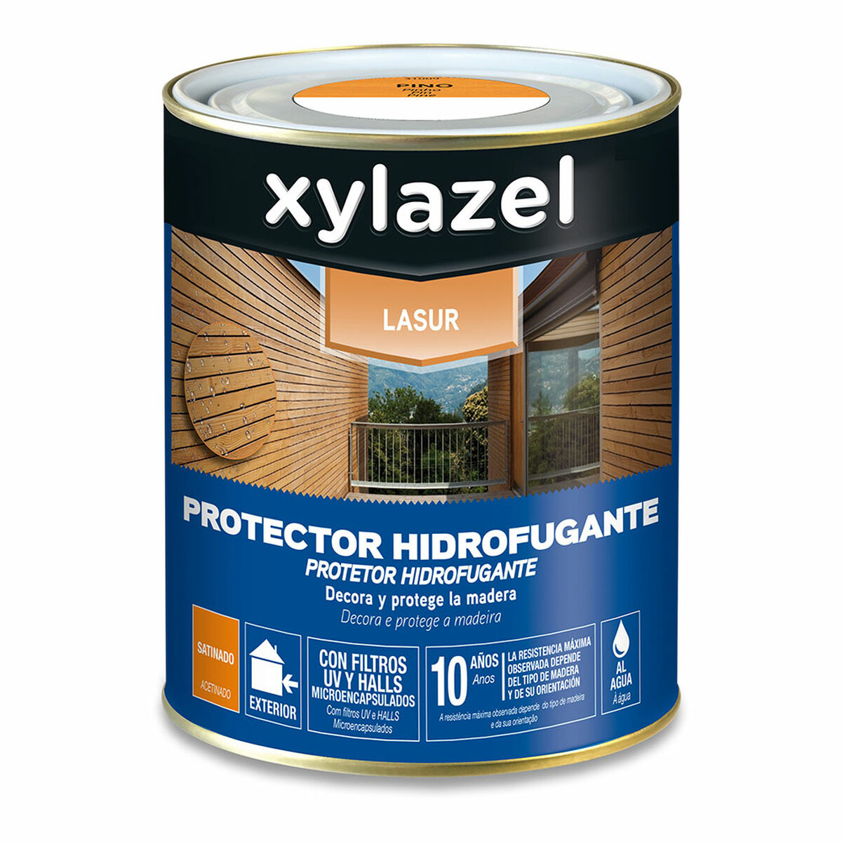 Lasur Xylazel Furu Satinfinish 750 ml
