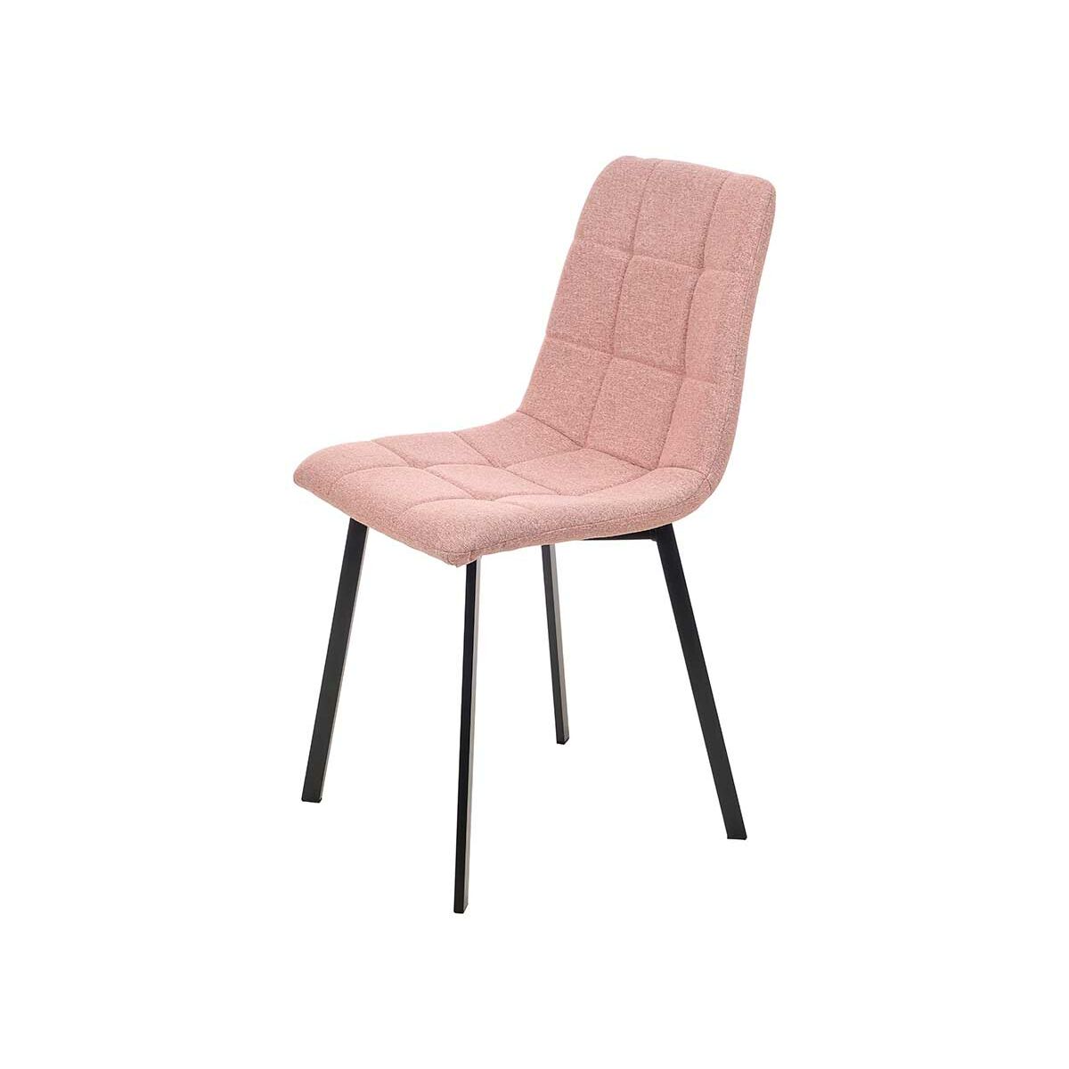 Stol Rosa Tyg 45 x 89 x 53 cm Elegant (4 antal) - 5