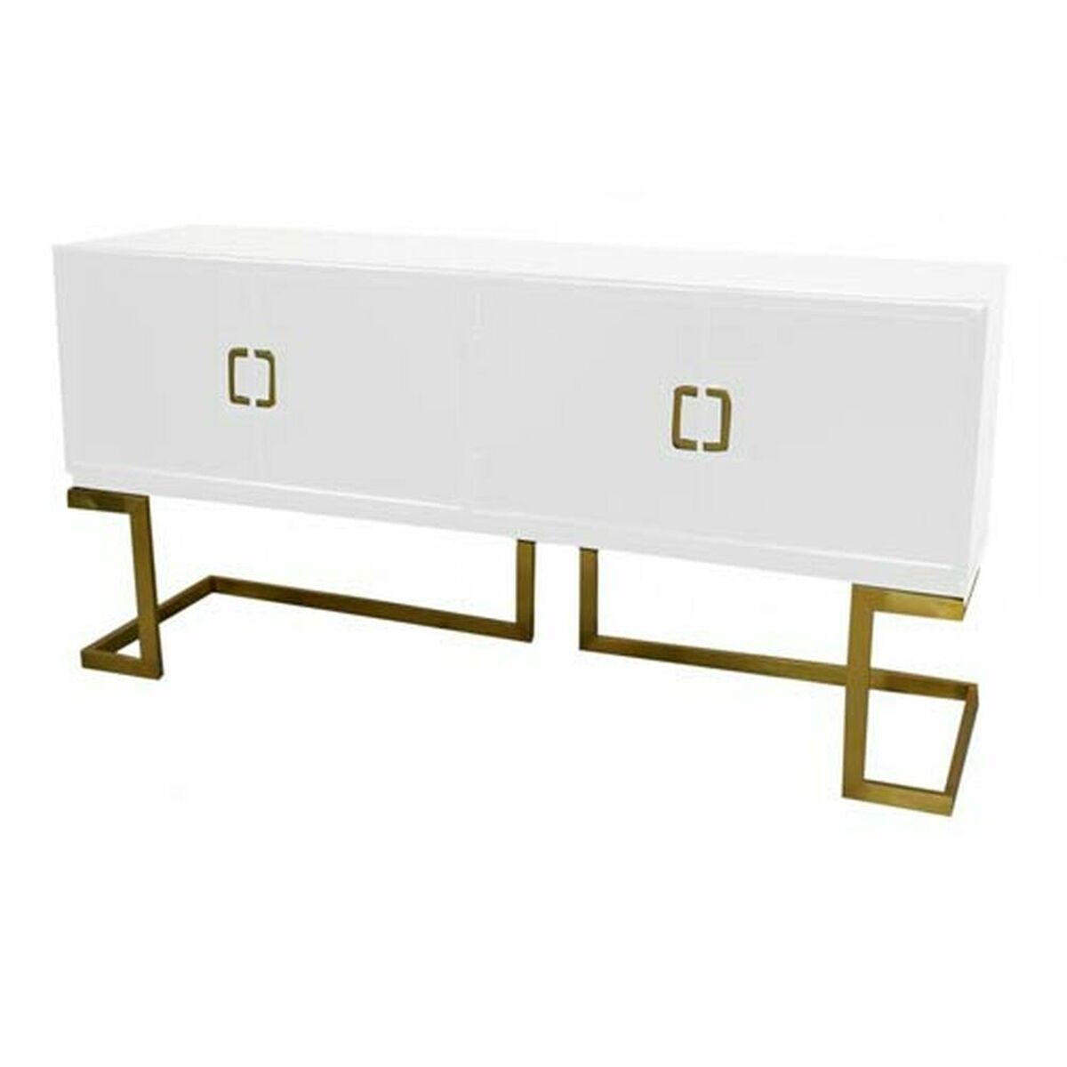 Skänk DKD Home Decor   Vit Metall Poppel 178 x 50 x 90 cm