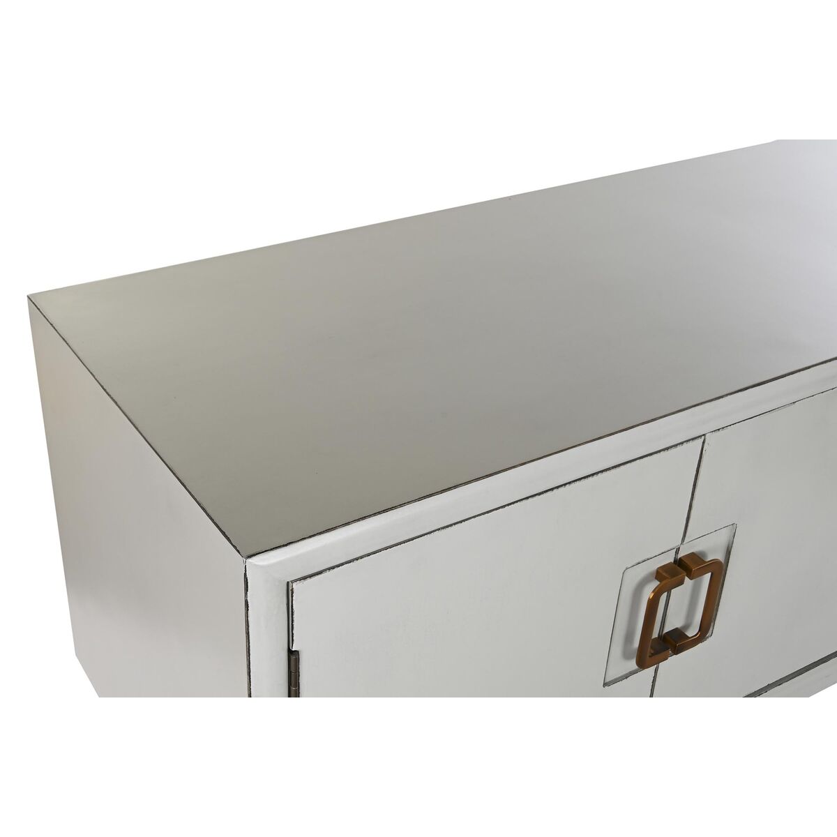 Skänk DKD Home Decor   Vit Metall Poppel 178 x 50 x 90 cm - 2