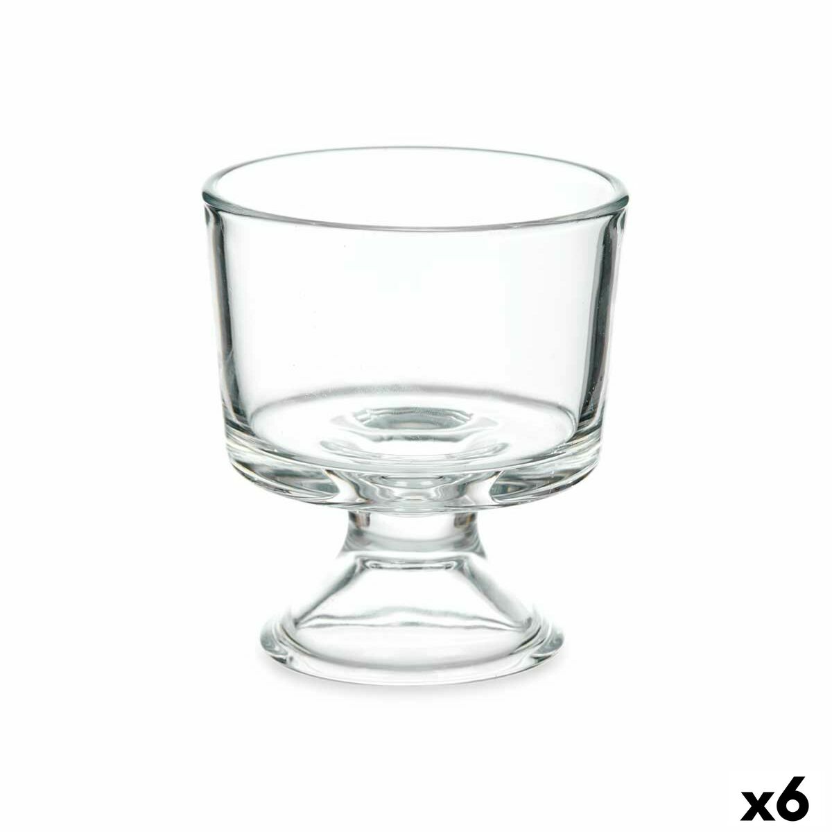 Glass- och milkshakeglas Vivalto Transparent Glas 290 ml (6 antal)
