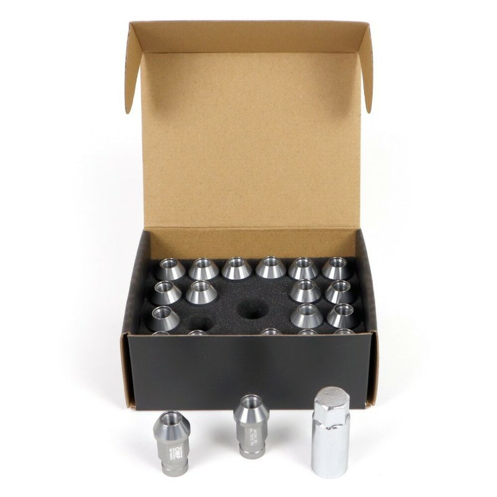 Set Skruv OMP 7075 Antracitgrå 20 uds M14 x 1,25 - 2