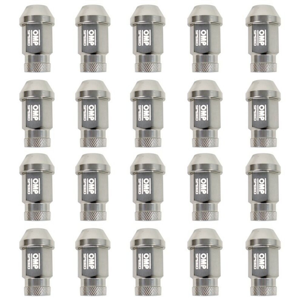 Set Skruv OMP 7075 Antracitgrå 20 uds M14 x 1,25 - 3