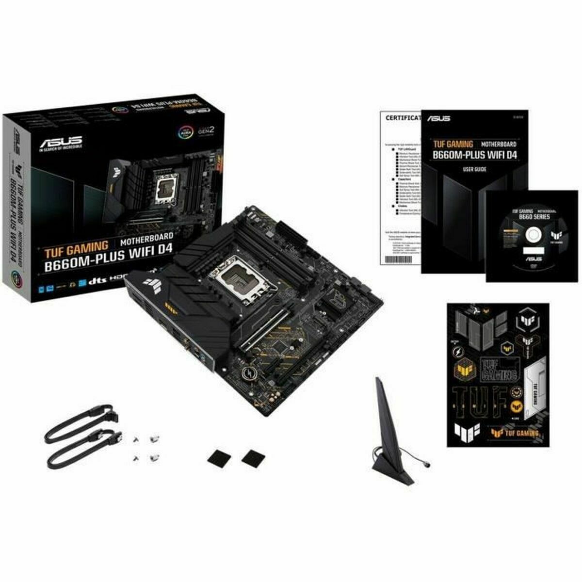 Moderkort Asus TUF GAMING B660M- PLUS WIFI D4 LGA 1700 - 3