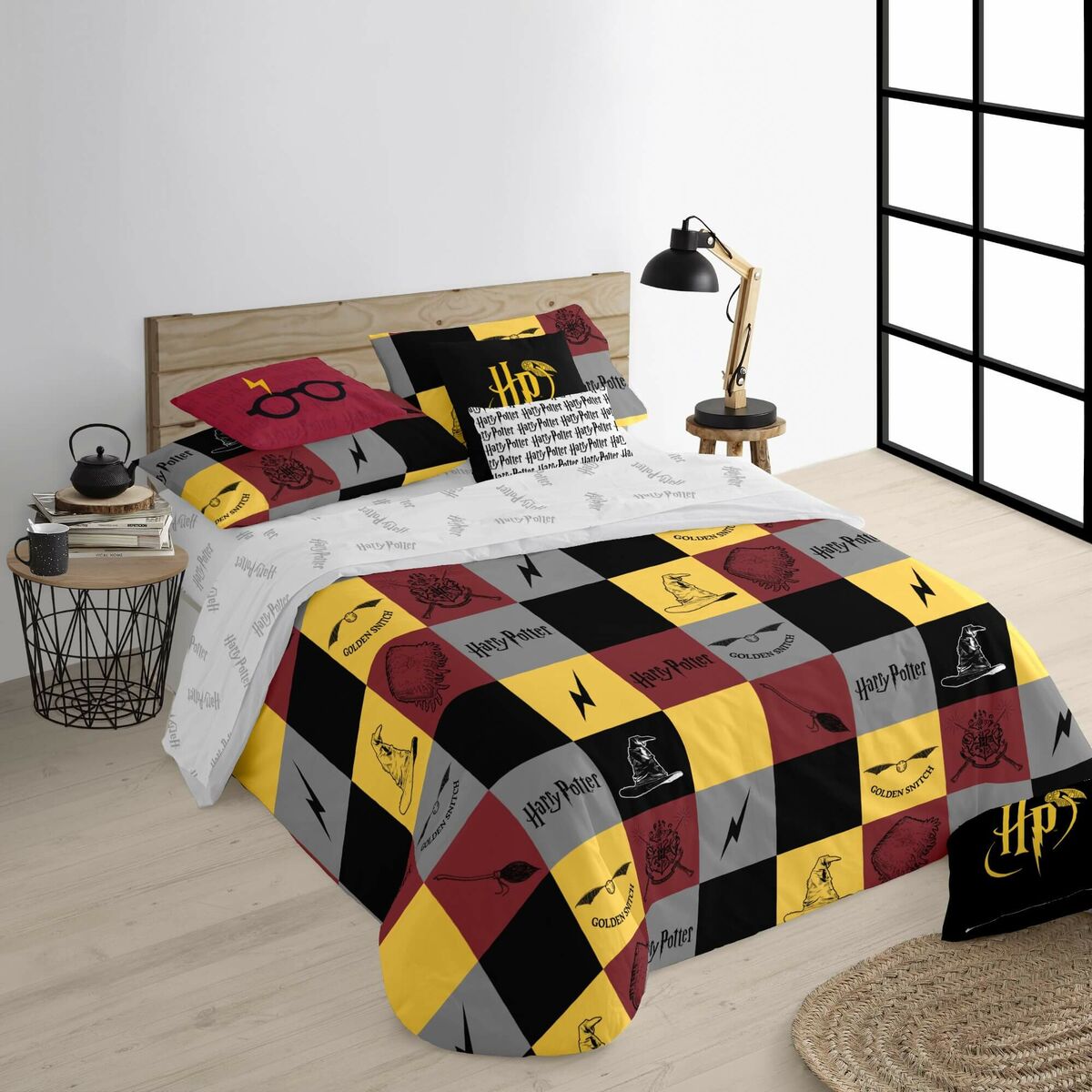 Påslakan Harry Potter Hogwarts 240 x 220 cm Säng 150/160 - 2