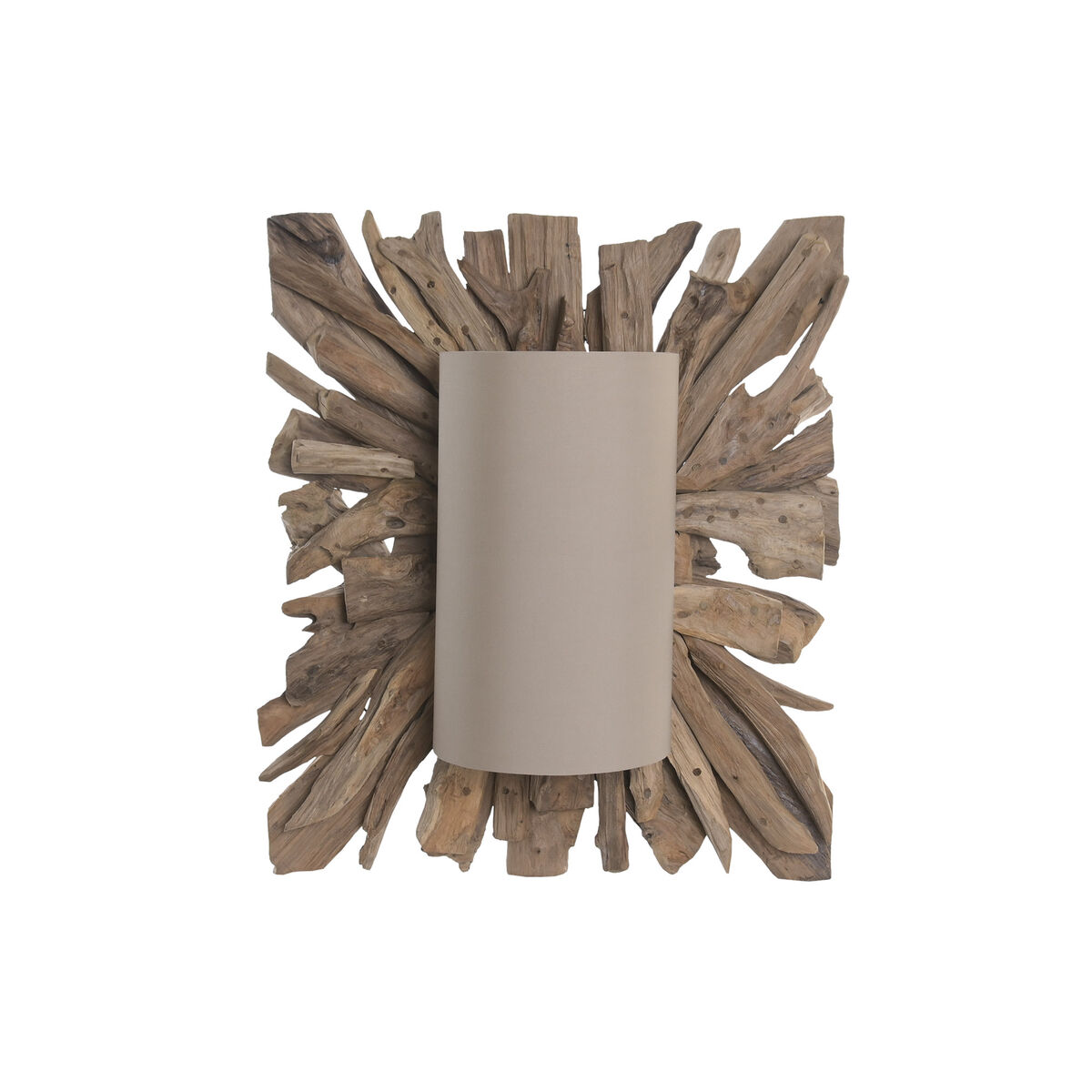 Vägglampa Home ESPRIT Brun Naturell 60 X 25 X 71,5 CM