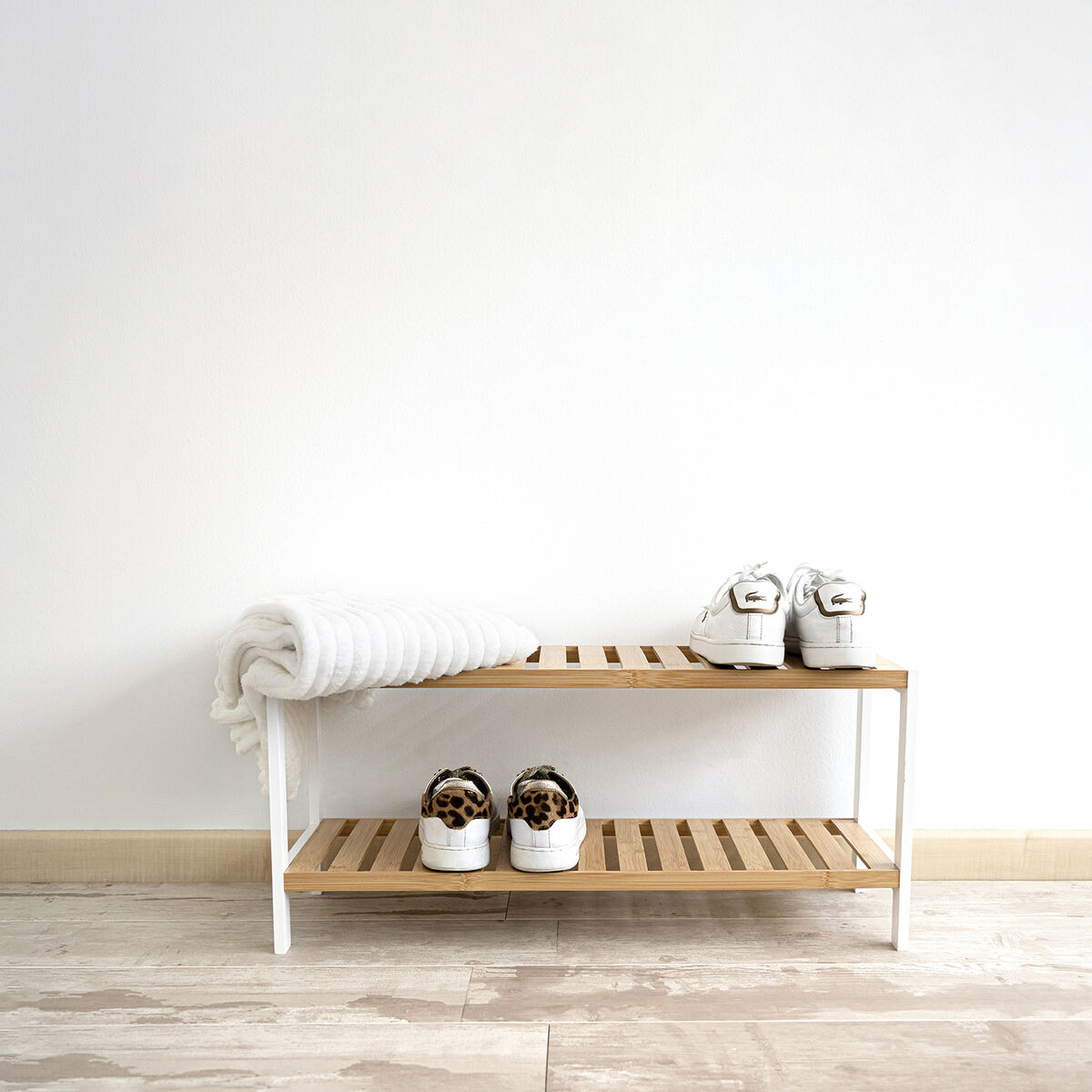 Skoställ Vinthera Moa Naturell Bambu 69 x 24,5 x 31 cm - 4