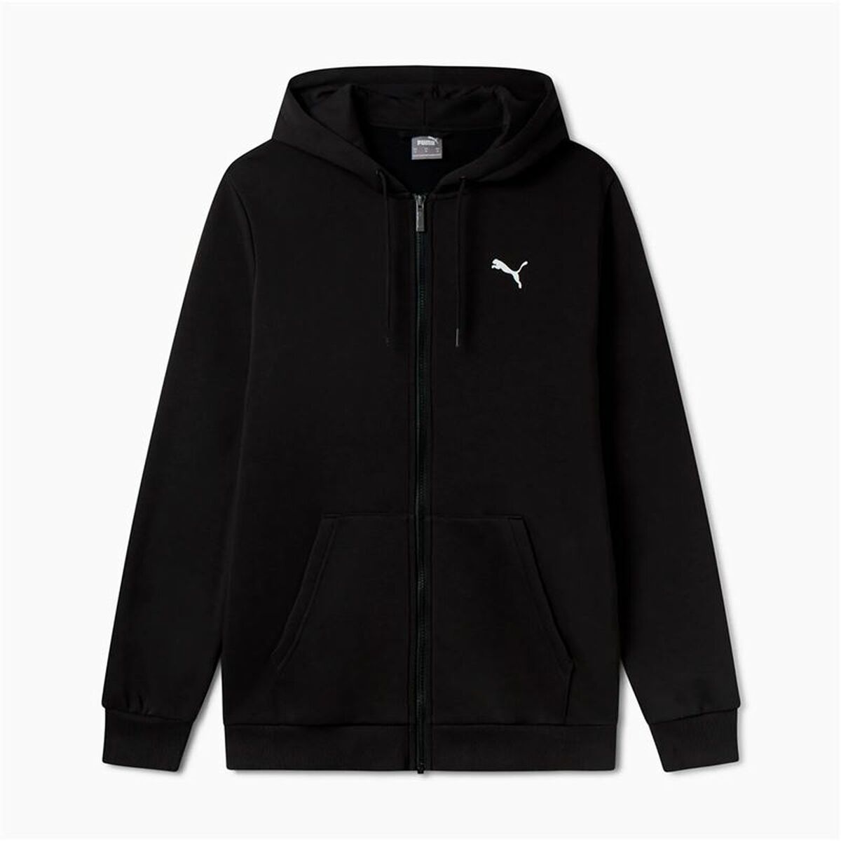Tröja med huva Herr Puma Essentials+ Graphic Hoodie Fz Svart