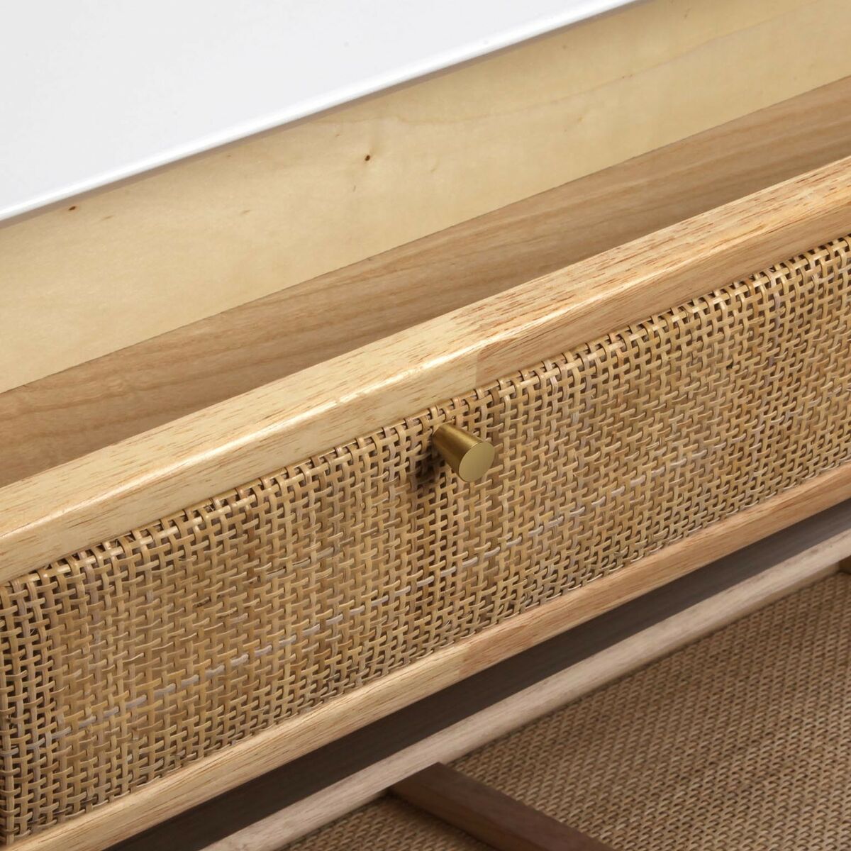 Skoställ Versa Vega Rattan Paulowniaträ 25,5 x 106 x 70 cm - 5