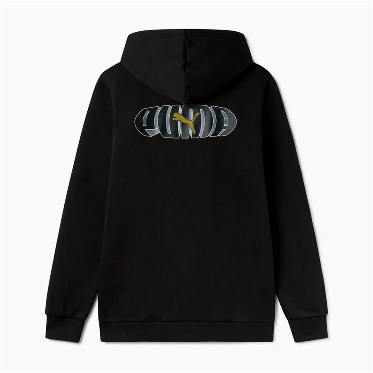 Tröja med huva Herr Puma Essentials+ Graphic Hoodie Fz Svart - 2
