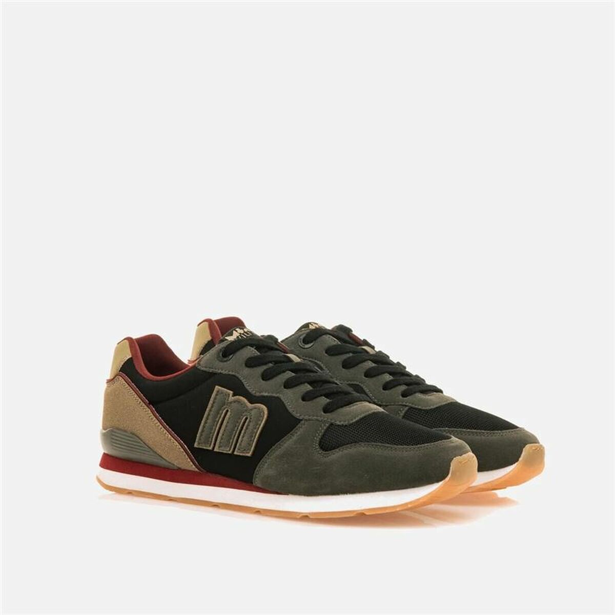 Sportskor Casual Herr Mustang Joggo Oliv - 2