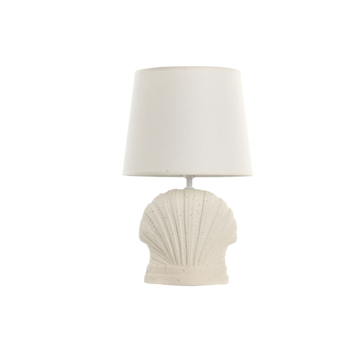 Bordslampa Home ESPRIT Vit Beige 25 W 220 V