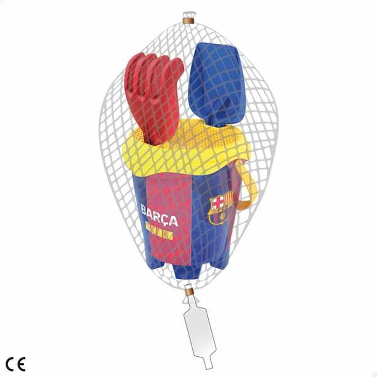 Strandleksaker set F.C. Barcelona 18 cm - 3