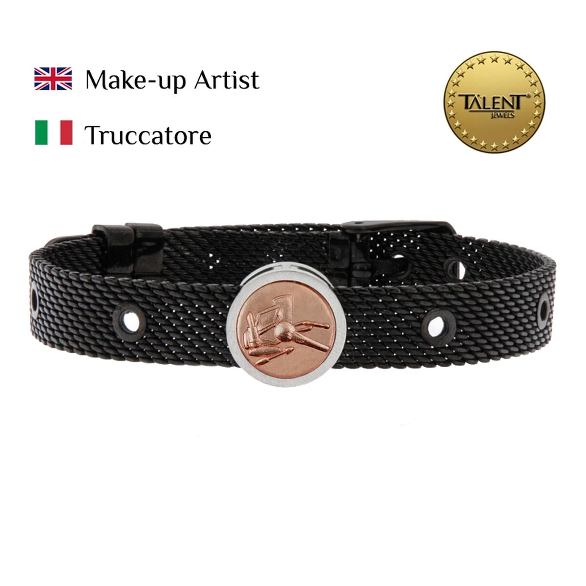Unisexarmband Make-up Artist Talent Jewels TJA-3-18-02-2-235 Svart - 2