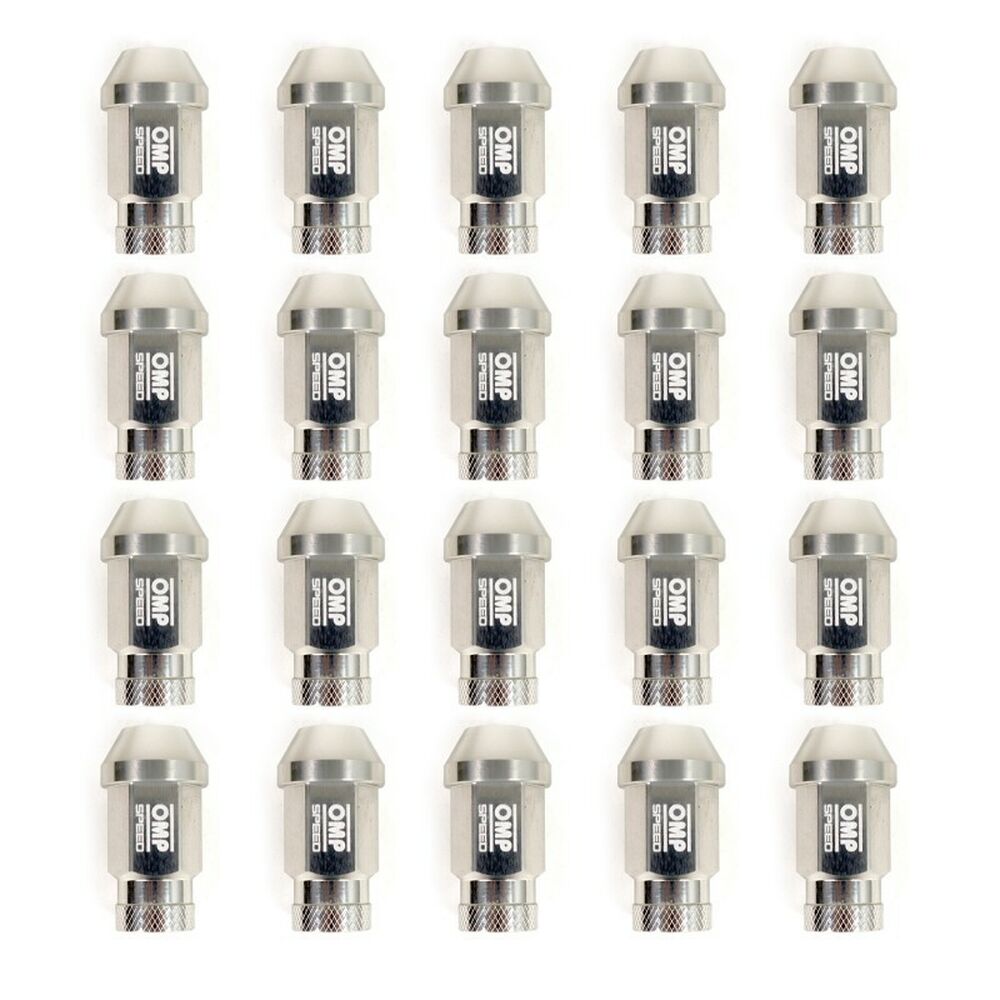 Set Skruv OMP 7075 Silver 20 uds M14 x 1,25 - 3
