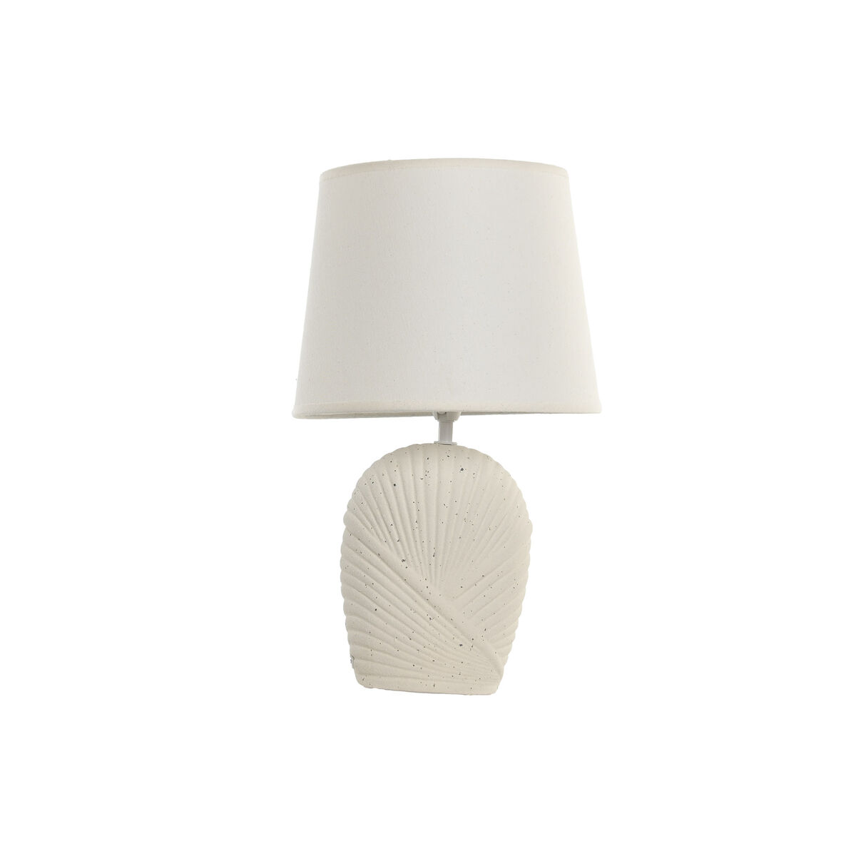 Bordslampa Home ESPRIT Vit Beige 25 W 220 V