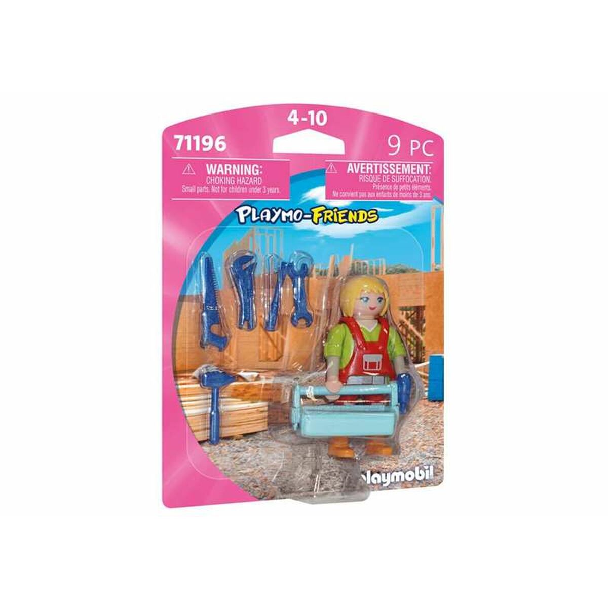 Playset Playmobil 71196 Playmo-Friends Technician 9 Delar - 3