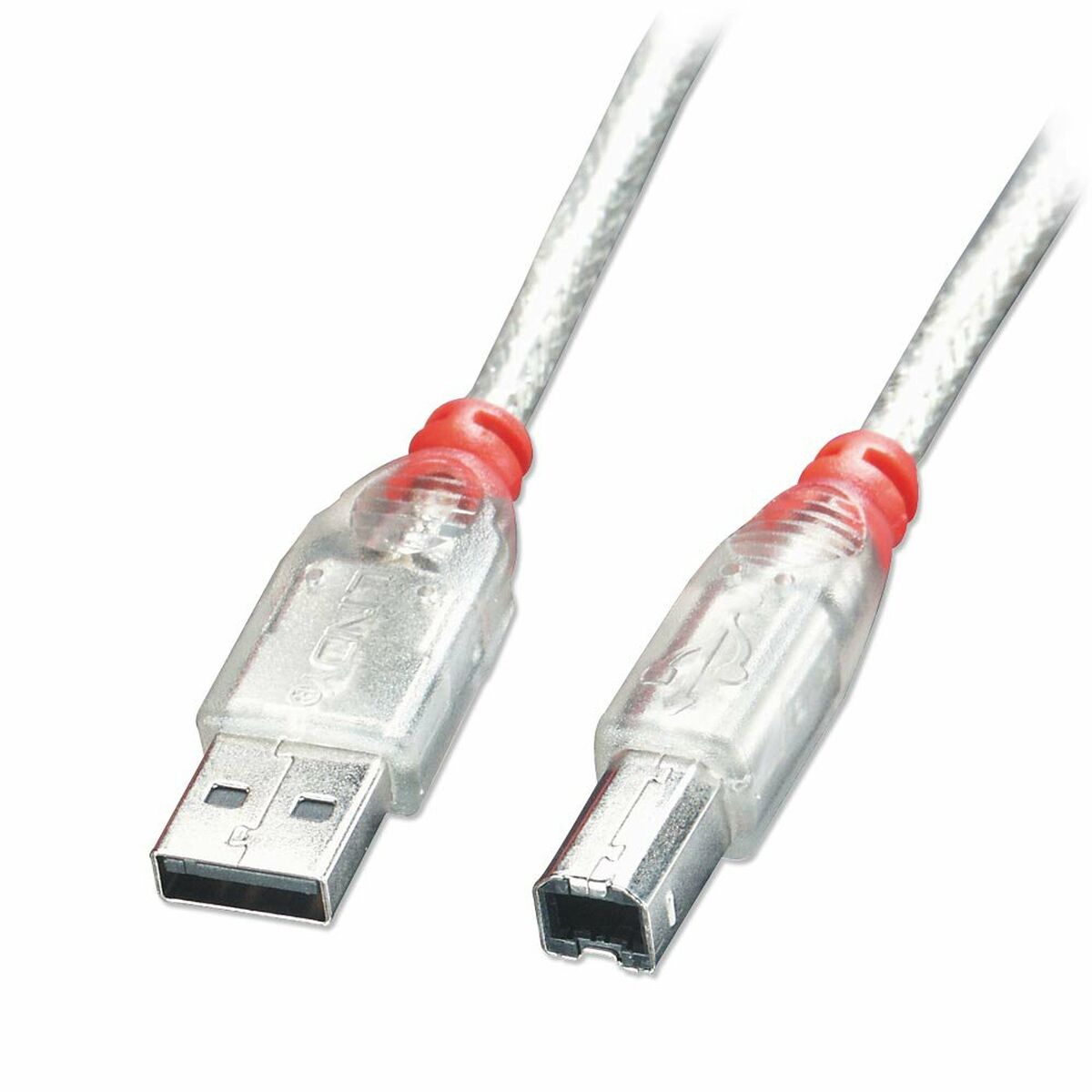 USB A till USB B Kabel LINDY 41754 3 m Vit