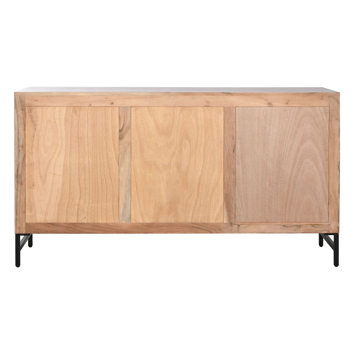 Skänk Home ESPRIT Brun Svart Metall Akaciaträ 145 x 40 x 80 cm - 2