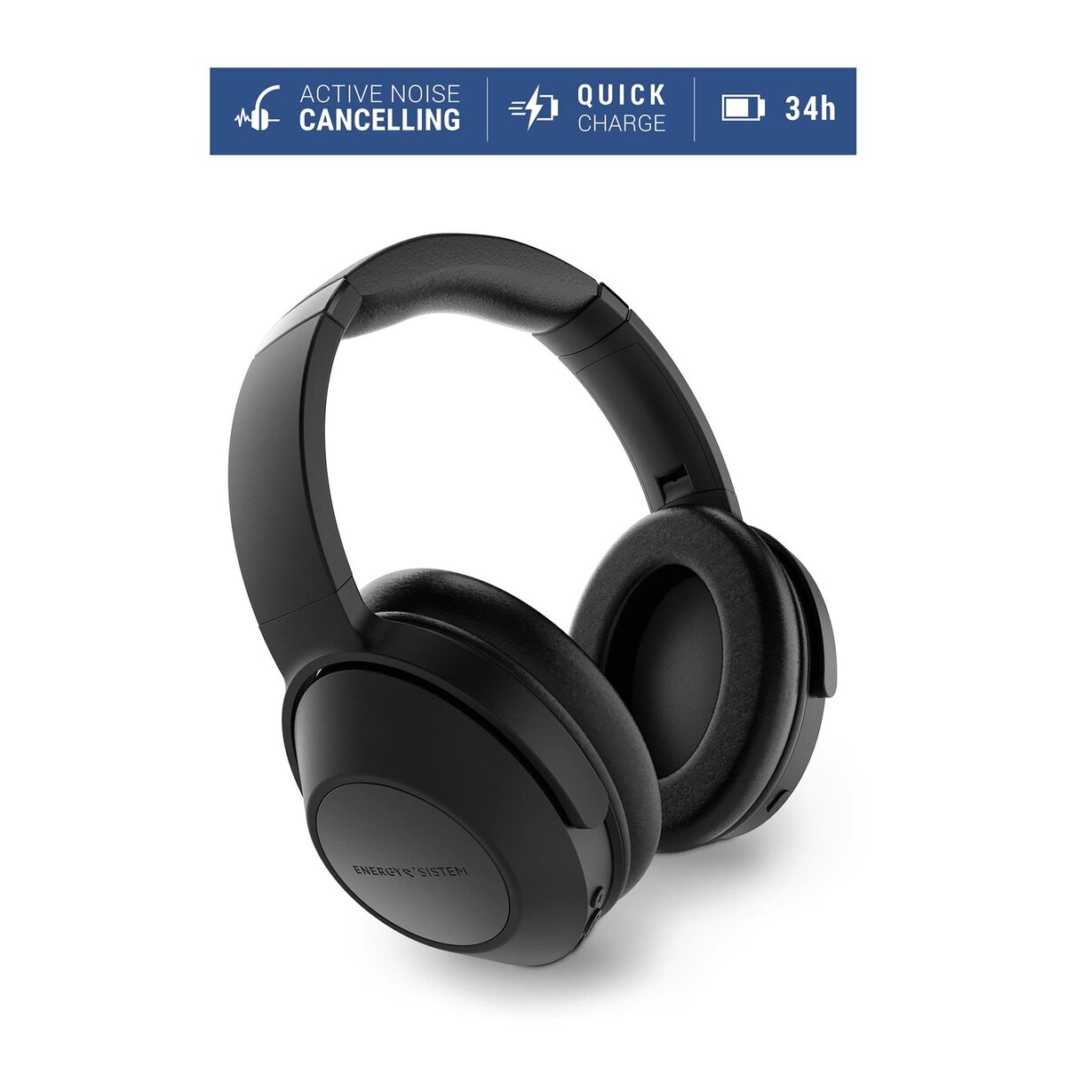 Trådlösa Hörlurar Energy Sistem 453078 Svart - 3