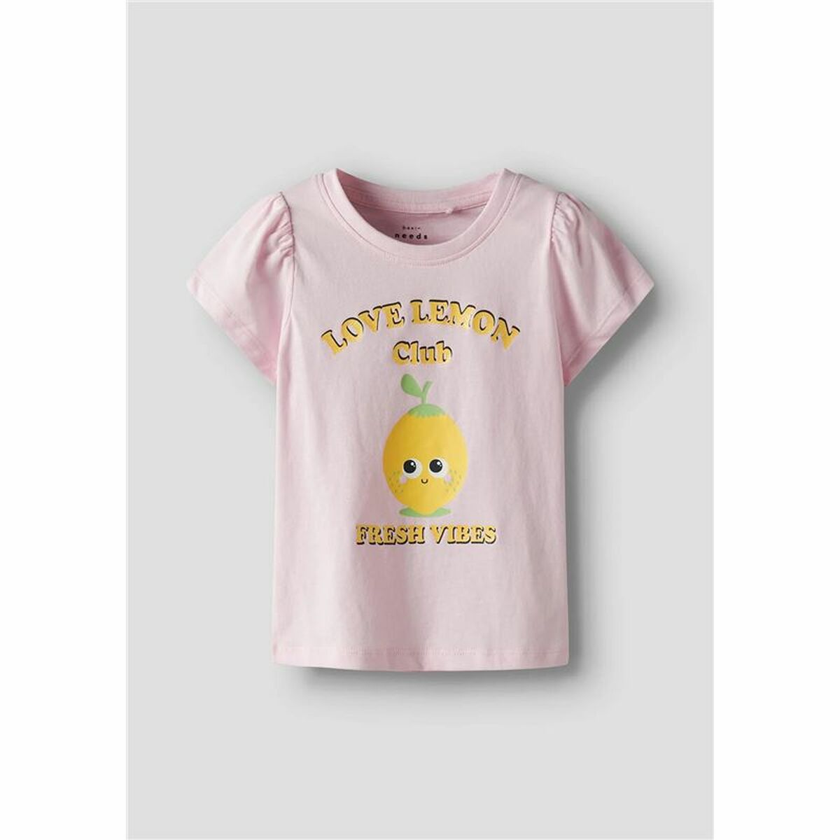 Barn T-shirt med kortärm Name It Nmfvibeke Capsl Ballerina Rosa - 2