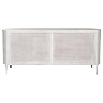 Skänk Home ESPRIT Vit Mangoträ 193 x 47 x 85,5 cm 175 x 47 x 80 cm