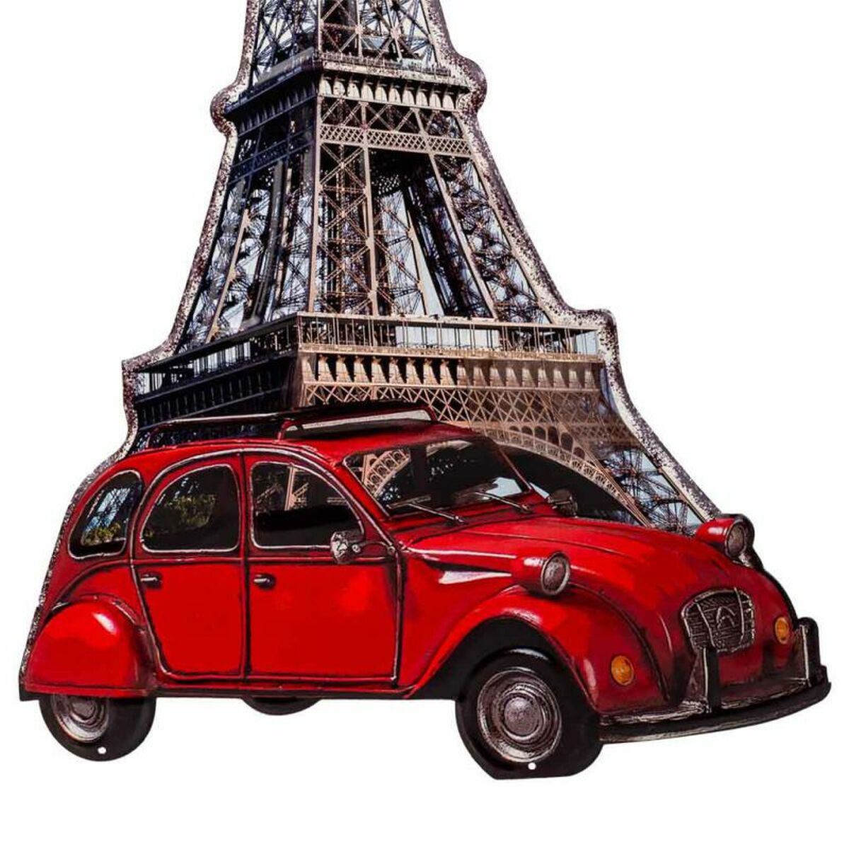 Väggplatta Alexandra House Living Järn 80 x 1 x 43 cm Torre Eiffel - 5