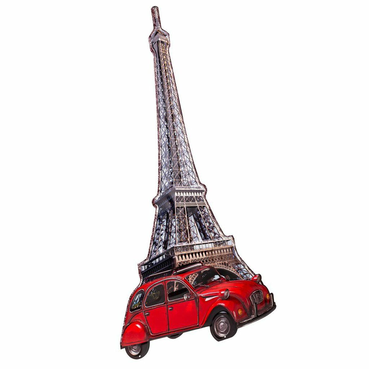 Väggplatta Alexandra House Living Järn 80 x 1 x 43 cm Torre Eiffel