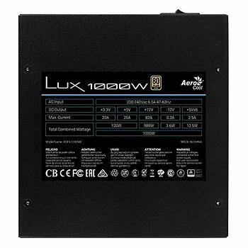 Strömtillförsel Aerocool LUX1000 ATX 1000 W 80 Plus Gold