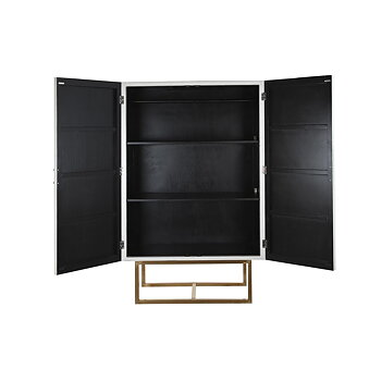 Skåp DKD Home Decor Vit Poppel 110 x 50 x 180 cm