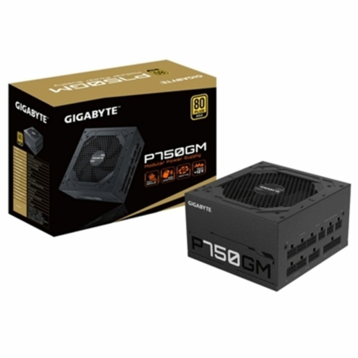 Strömtillförsel Gigabyte GP-P750GM ATX 750W ATX 750 W 80 Plus Gold - 2