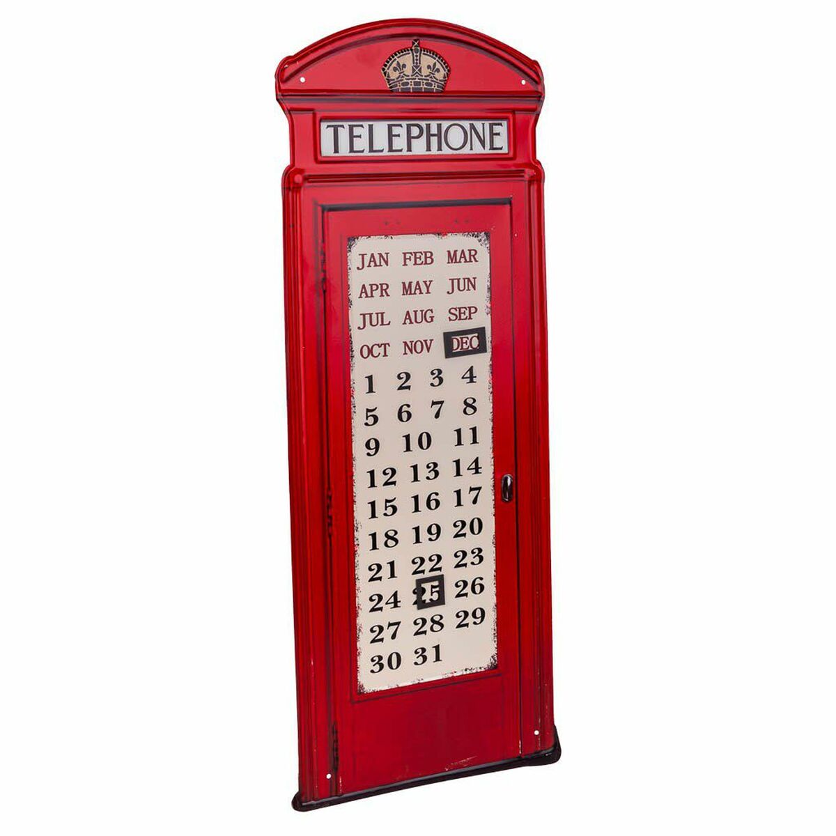 Väggplatta Alexandra House Living Telephone Järn 75 x 30 cm
