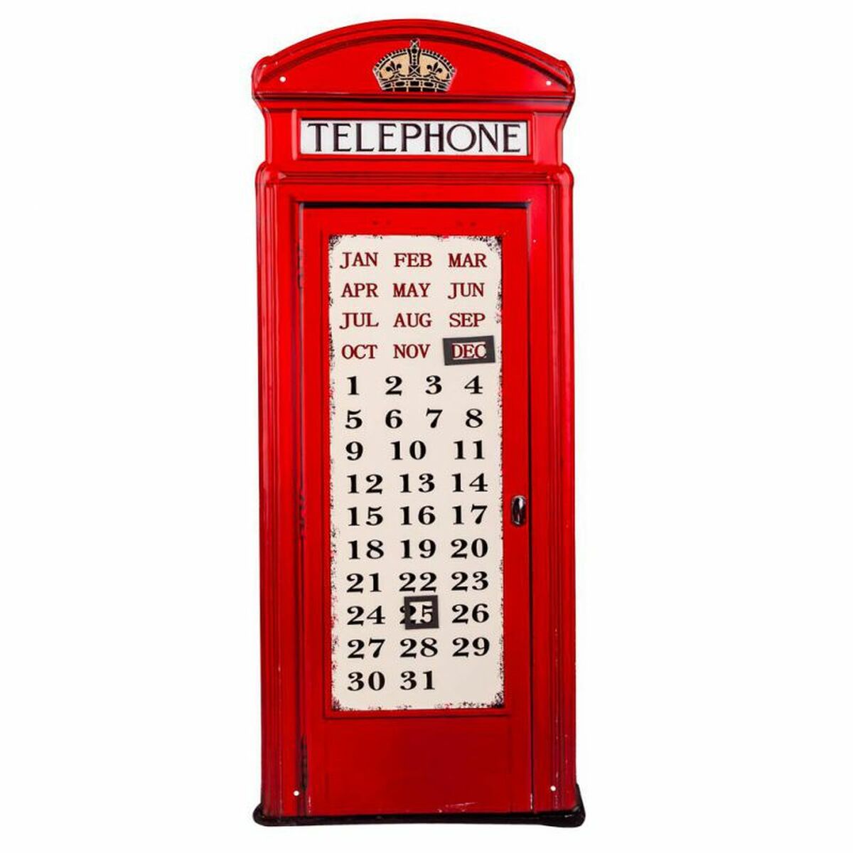 Väggplatta Alexandra House Living Telephone Järn 75 x 30 cm - 3