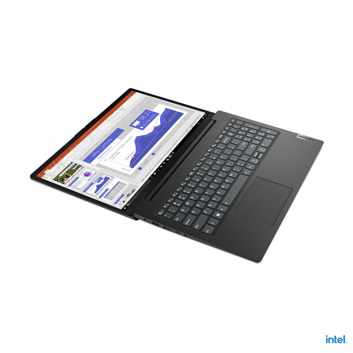 Laptop Lenovo V15 G2IJL 15,6" 256 GB Intel Celeron N4500 8 GB RAM Qwerty Spanska - 2