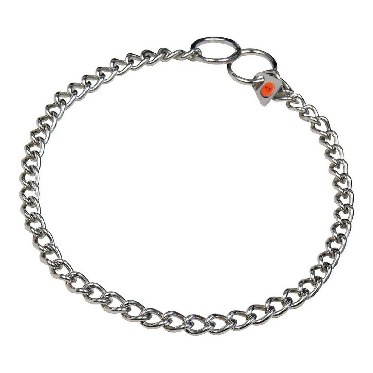 Hundhalsband Hs Sprenger Silvrig 2,5 mm Länkar Vriden (45 cm) - 2