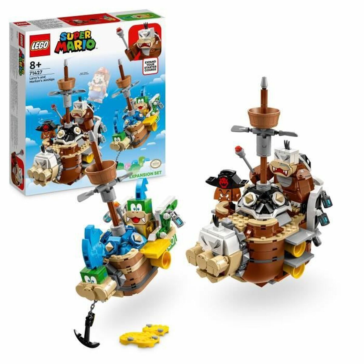 Playset Lego 71427 Super Mario: Larry's and Morton's Airships 1062 Delar