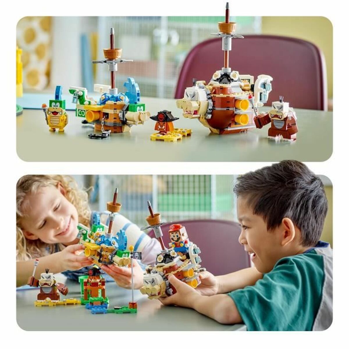 Playset Lego 71427 Super Mario: Larry's and Morton's Airships 1062 Delar - 3