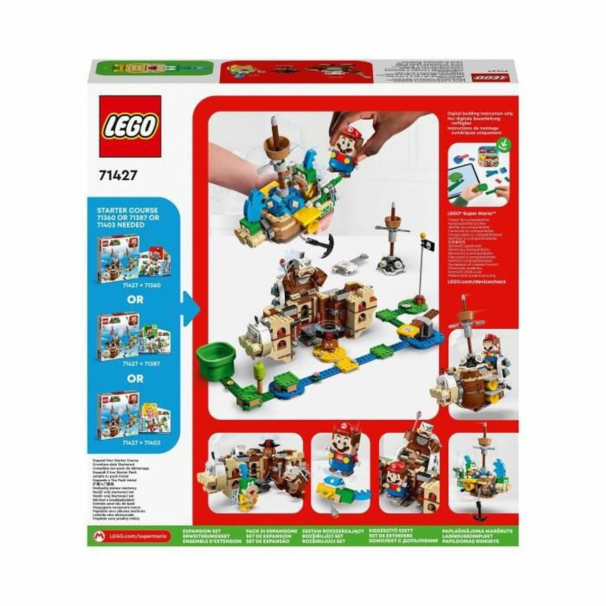 Playset Lego 71427 Super Mario: Larry's and Morton's Airships 1062 Delar - 2