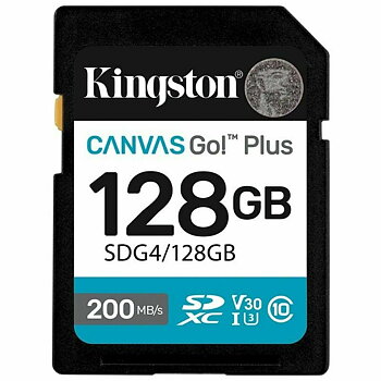 SDXC Minneskort Kingston SDG4/128GB 128 GB