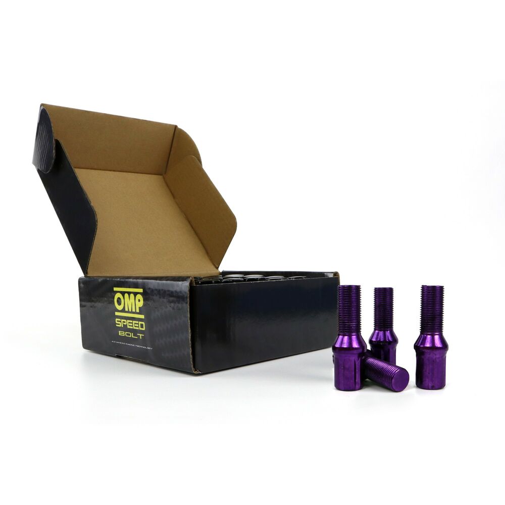 Set Skruv OMP 27 mm Violett 20 uds M12 x 1,25 - 4