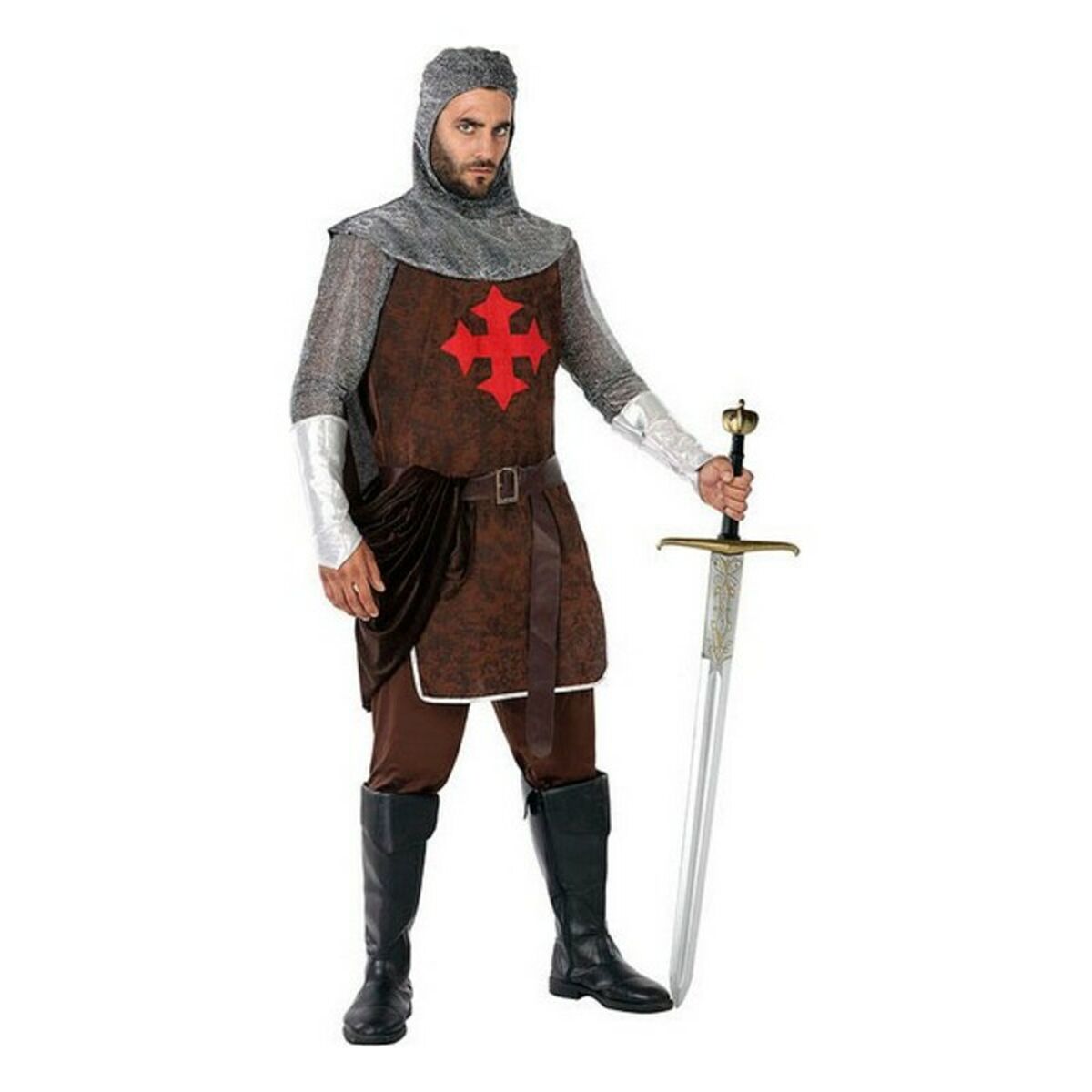 Maskeraddräkt vuxna 113954 Korsriddare - 7