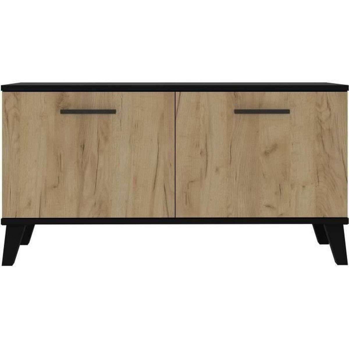 Skoställ THEO  Brun Svart Tölgy Melamin 100 x 40 x 52 cm - 3