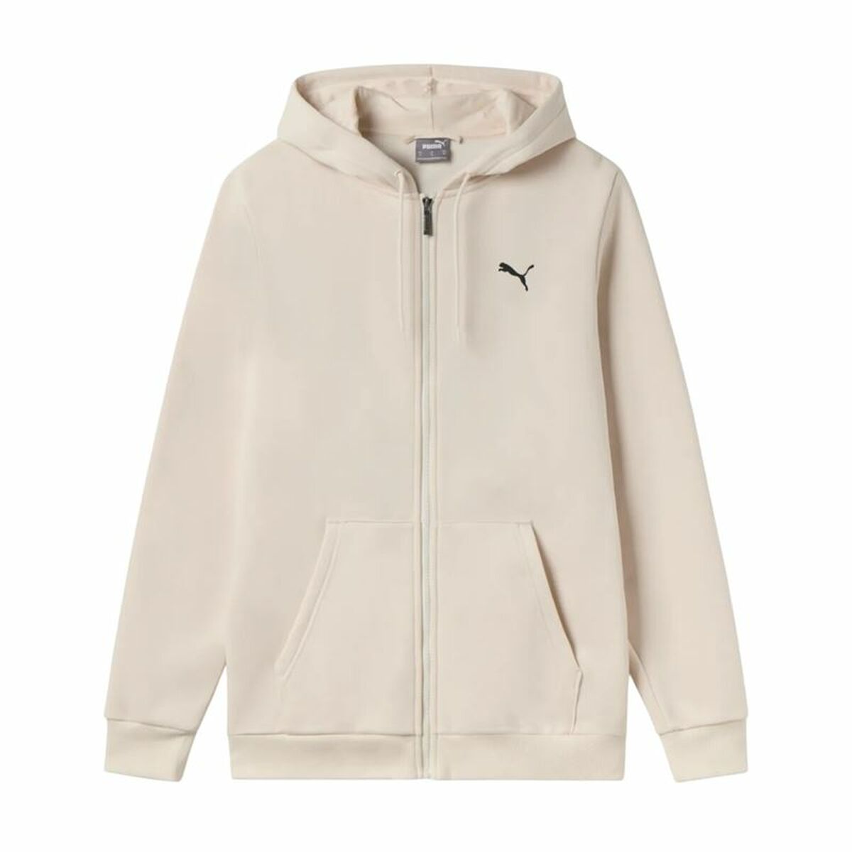 Tröja med huva Herr Puma Essentials+ Graphic Hoodie Fz Beige - 3