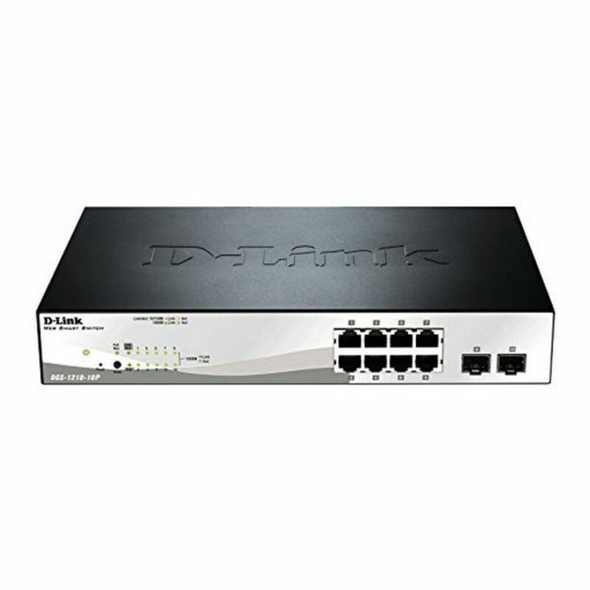 Skrivbords omkopplare D-Link DGS-1210-10P         10 Puertos RJ45 - 7