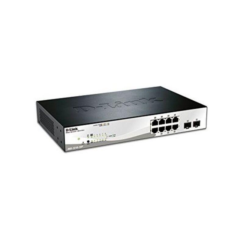 Skrivbords omkopplare D-Link DGS-1210-10P         10 Puertos RJ45 - 2