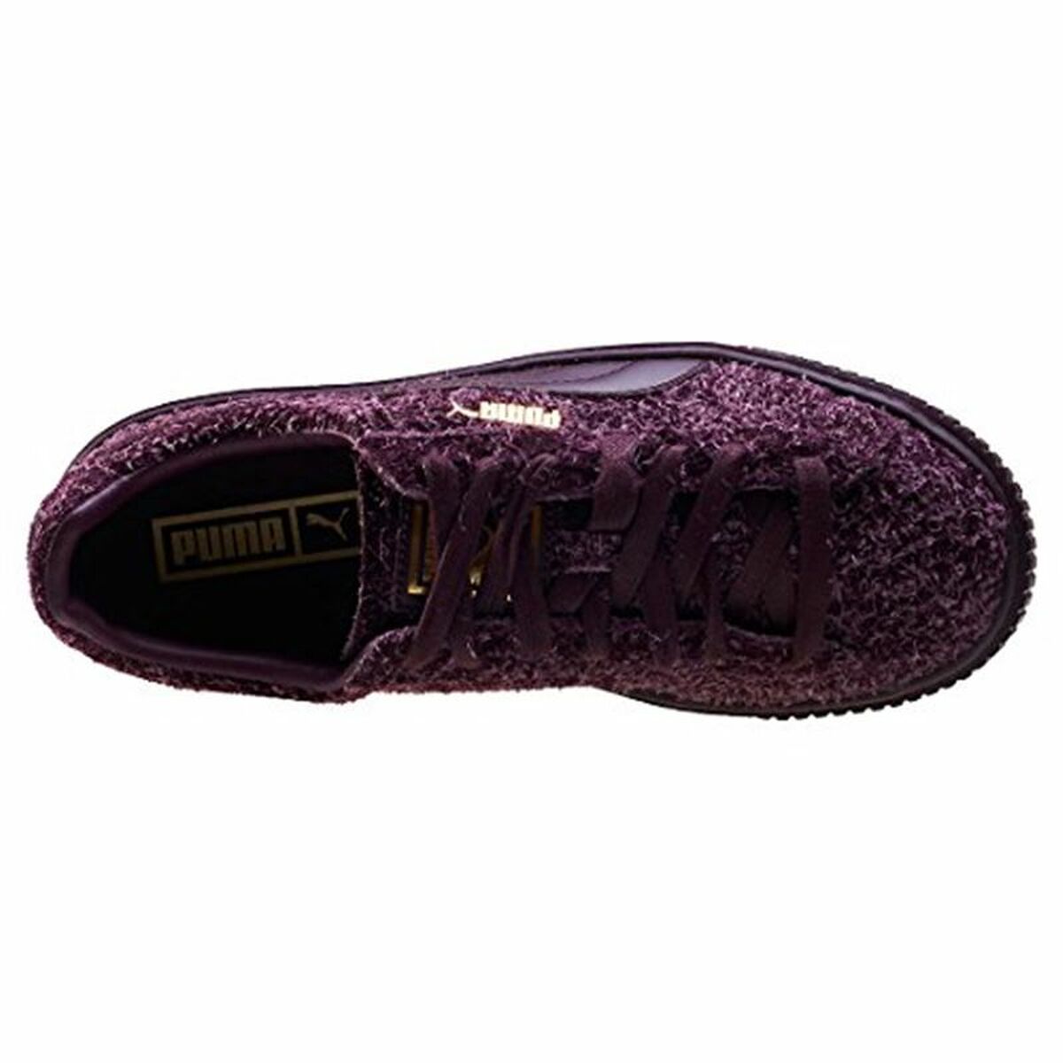 Gymnastiksko, Dam Puma Suede Platform Eletal  Violett - 7