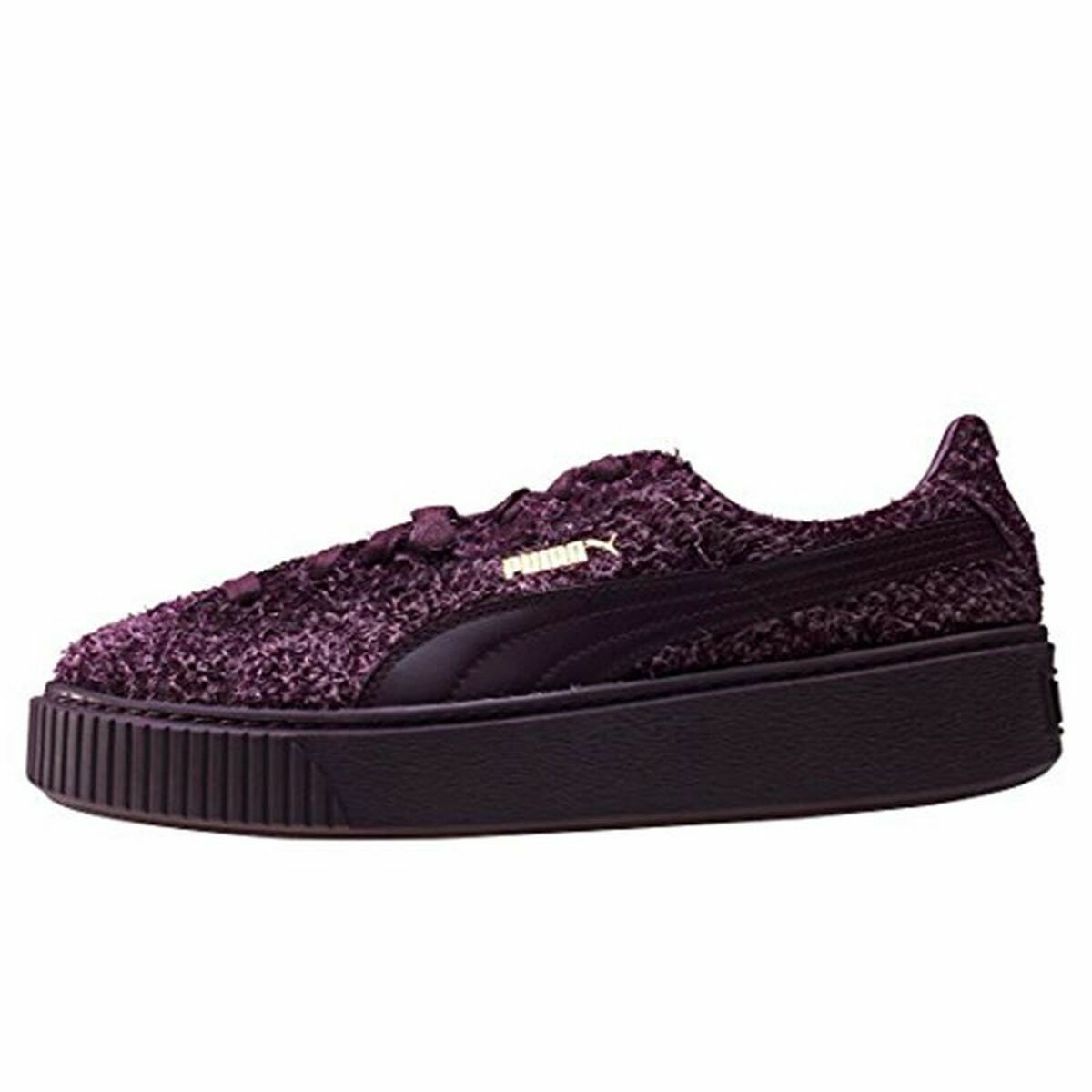 Gymnastiksko, Dam Puma Suede Platform Eletal  Violett - 10