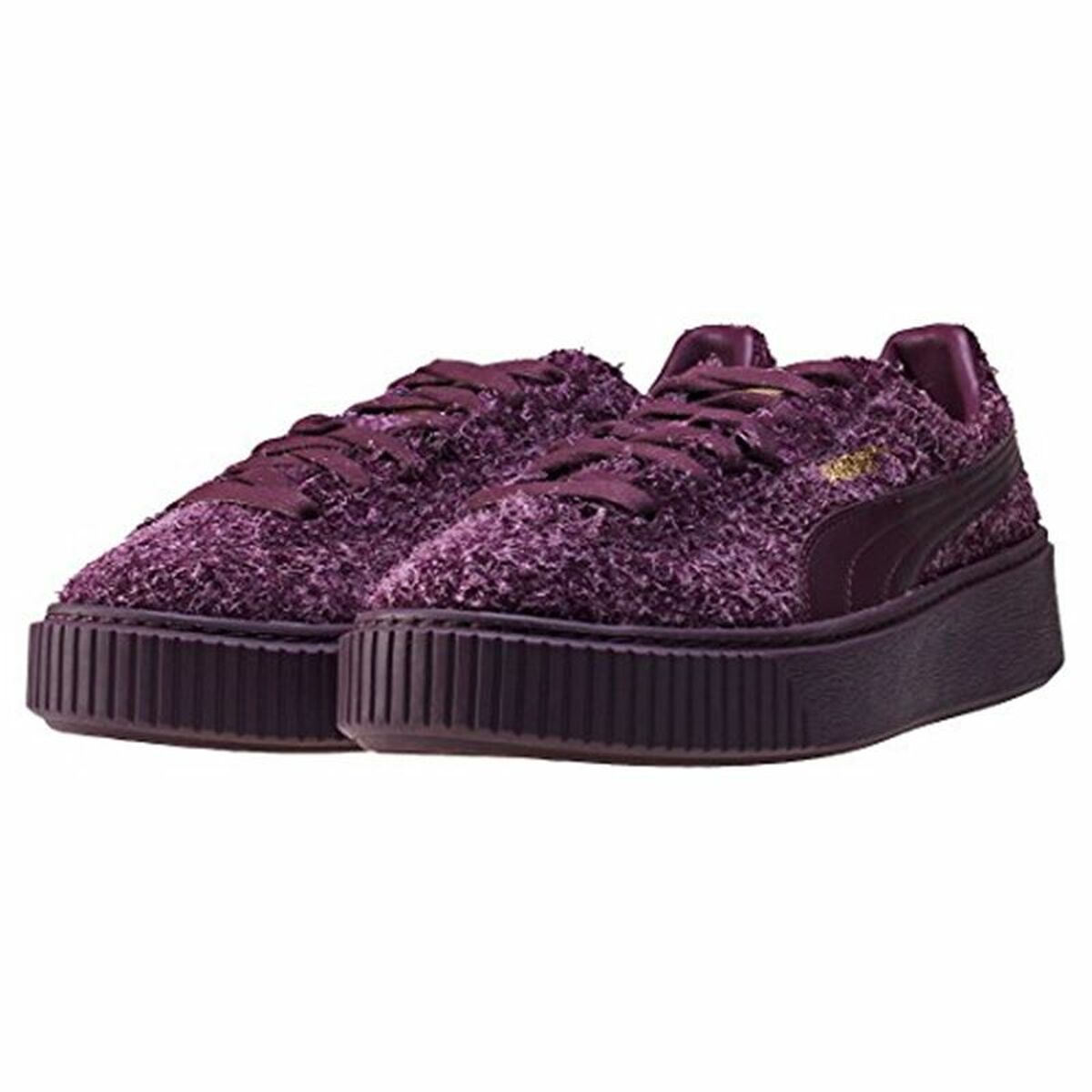 Gymnastiksko, Dam Puma Suede Platform Eletal  Violett - 6